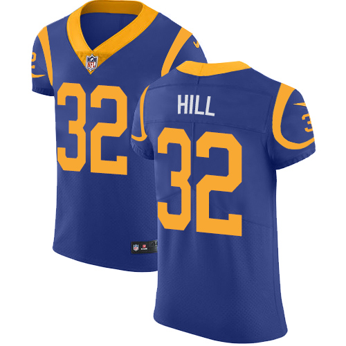Men's Nike Los Angeles Rams #32 Troy Hill Royal Blue Alternate Vapor Untouchable Elite Player NFL Jersey