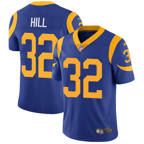 Youth Nike Los Angeles Rams #32 Troy Hill Royal Blue Alternate Vapor Untouchable Limited Player NFL Jersey