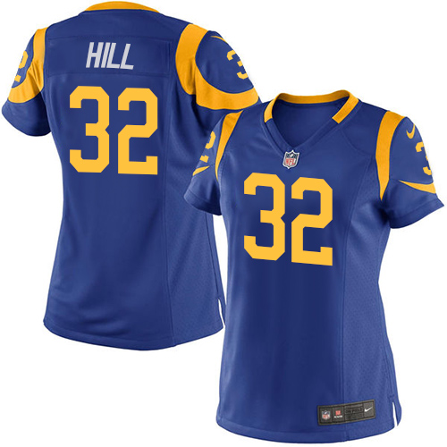 Women's Nike Los Angeles Rams #32 Troy Hill Game Royal Blue Alternate NFL Jersey