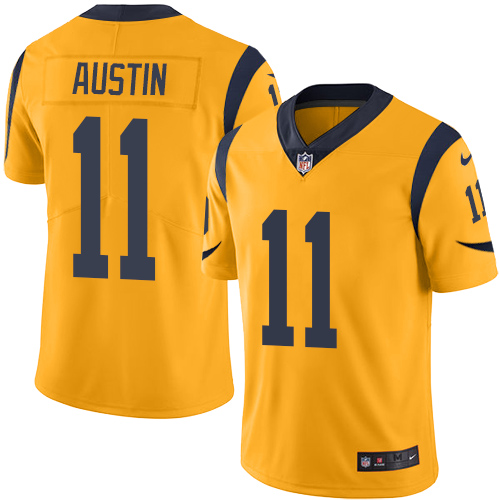 Youth Nike Los Angeles Rams #11 Tavon Austin Limited Gold Rush Vapor Untouchable NFL Jersey