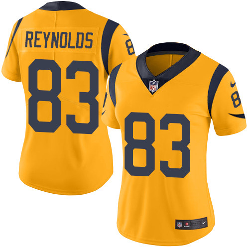 Women's Nike Los Angeles Rams #83 Josh Reynolds Limited Gold Rush Vapor Untouchable NFL Jersey