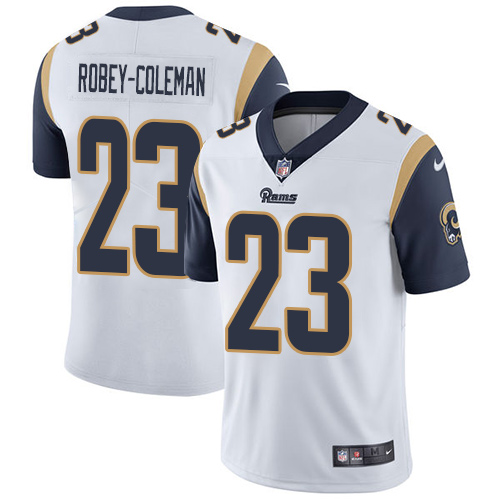 Youth Nike Los Angeles Rams #23 Nickell Robey-Coleman White Vapor Untouchable Limited Player NFL Jersey