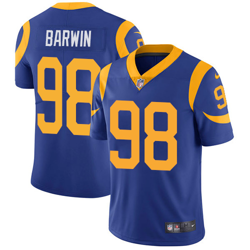 Youth Nike Los Angeles Rams #98 Connor Barwin Royal Blue Alternate Vapor Untouchable Limited Player NFL Jersey