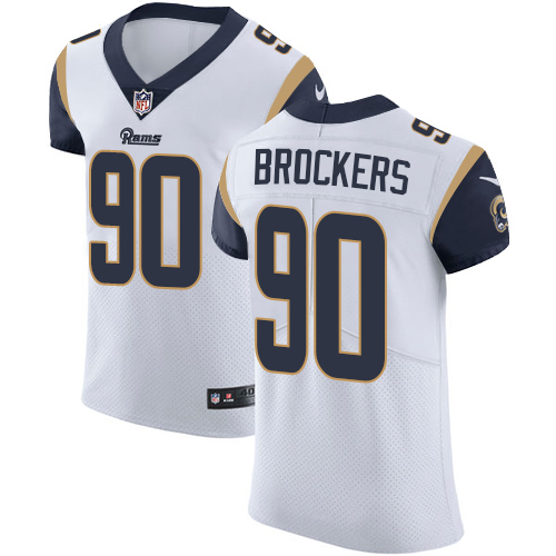 Men's Nike Los Angeles Rams #90 Michael Brockers White Vapor Untouchable Elite Player NFL Jersey
