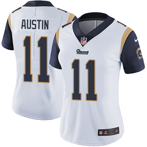 Women's Nike Los Angeles Rams #11 Tavon Austin White Vapor Untouchable Elite Player NFL Jersey