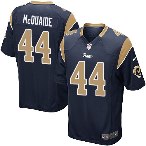 Men's Nike Los Angeles Rams #44 Jacob McQuaide Game Navy Blue Team Color NFL Jersey