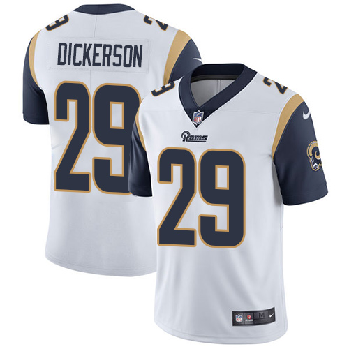 Youth Nike Los Angeles Rams #29 Eric Dickerson White Vapor Untouchable Limited Player NFL Jersey