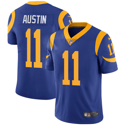 Men's Nike Los Angeles Rams #11 Tavon Austin Royal Blue Alternate Vapor Untouchable Limited Player NFL Jersey