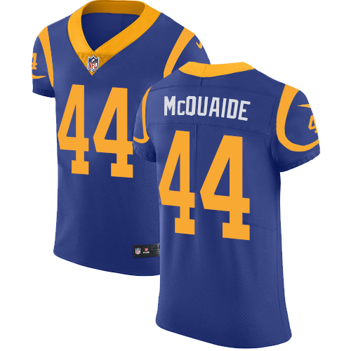 Men's Nike Los Angeles Rams #44 Jacob McQuaide Royal Blue Alternate Vapor Untouchable Elite Player NFL Jersey