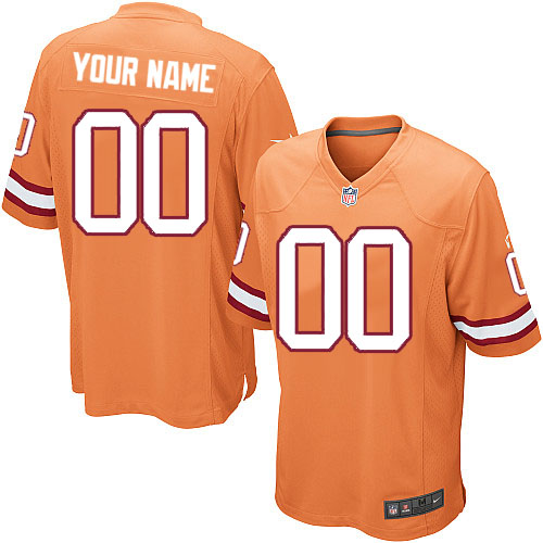 Men's Nike Tampa Bay Buccaneers Customized Limited Orange Glaze Alternate NFL Jersey