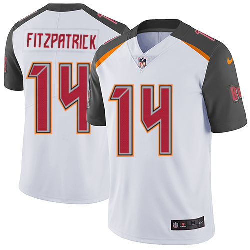 Youth Nike Tampa Bay Buccaneers #14 Ryan Fitzpatrick White Vapor Untouchable Elite Player NFL Jersey