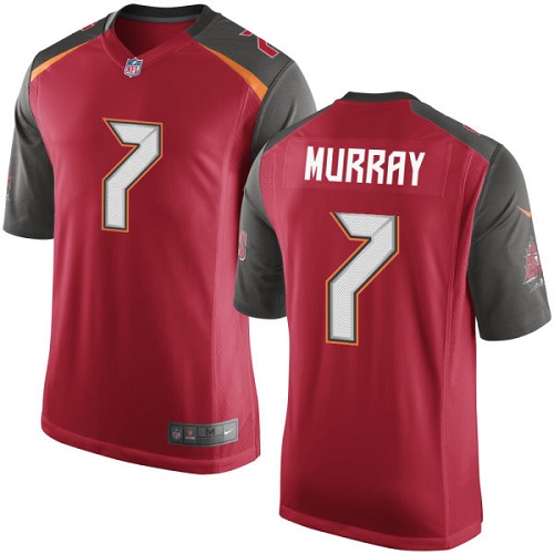 Men's Nike Tampa Bay Buccaneers #7 Patrick Murray Game Red Team Color NFL Jersey