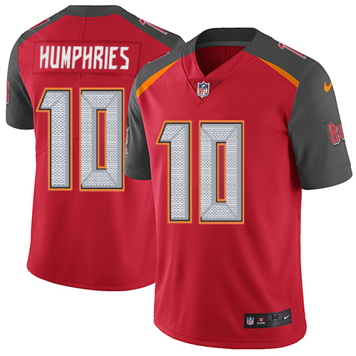 Men's Nike Tampa Bay Buccaneers #10 Adam Humphries Red Team Color Vapor Untouchable Limited Player NFL Jersey