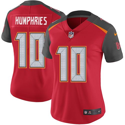 Women's Nike Tampa Bay Buccaneers #10 Adam Humphries Red Team Color Vapor Untouchable Elite Player NFL Jersey