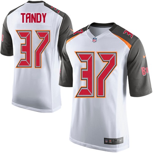 Men's Nike Tampa Bay Buccaneers #37 Keith Tandy Game White NFL Jersey