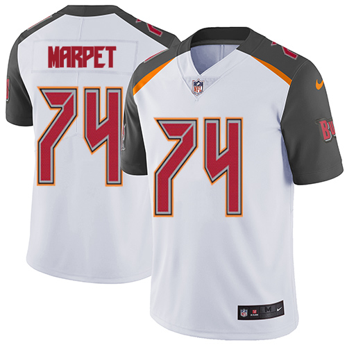 Youth Nike Tampa Bay Buccaneers #74 Ali Marpet White Vapor Untouchable Elite Player NFL Jersey