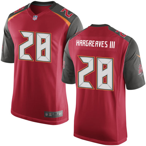 Men's Nike Tampa Bay Buccaneers #28 Vernon Hargreaves III Game Red Team Color NFL Jersey