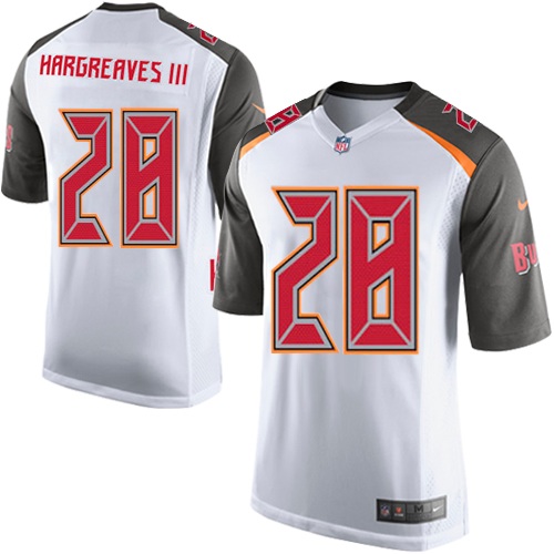 Men's Nike Tampa Bay Buccaneers #28 Vernon Hargreaves III Game White NFL Jersey