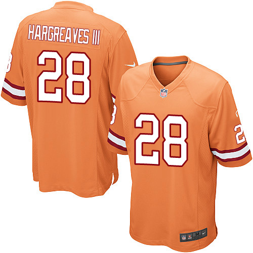 Men's Nike Tampa Bay Buccaneers #28 Vernon Hargreaves III Limited Orange Glaze Alternate NFL Jersey