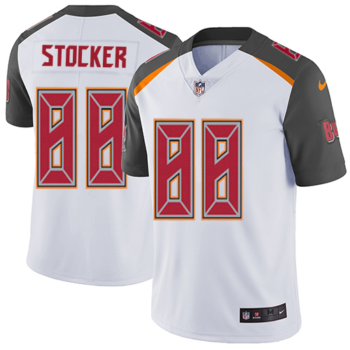 Youth Nike Tampa Bay Buccaneers #88 Luke Stocker White Vapor Untouchable Limited Player NFL Jersey
