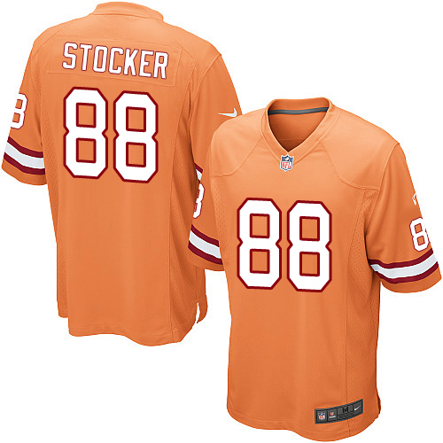 Youth Nike Tampa Bay Buccaneers #88 Luke Stocker Elite Orange Glaze Alternate NFL Jersey