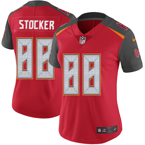 Women's Nike Tampa Bay Buccaneers #88 Luke Stocker Red Team Color Vapor Untouchable Elite Player NFL Jersey