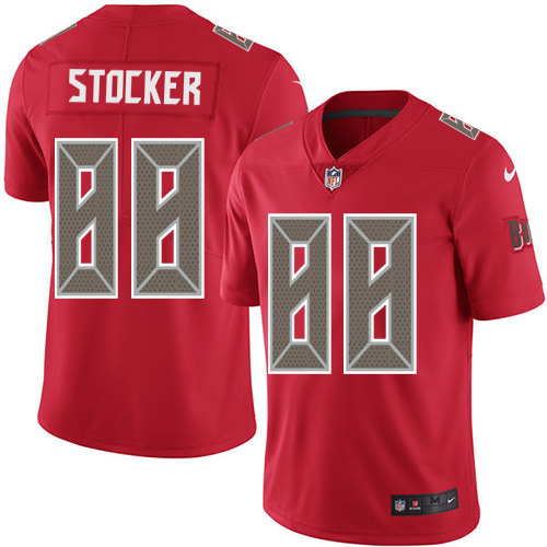 Youth Nike Tampa Bay Buccaneers #88 Luke Stocker Limited Red Rush Vapor Untouchable NFL Jersey