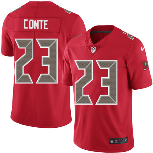 Men's Nike Tampa Bay Buccaneers #23 Chris Conte Limited Red Rush Vapor Untouchable NFL Jersey