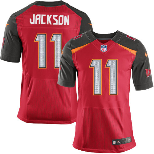 Men's Nike Tampa Bay Buccaneers #11 DeSean Jackson Elite Red Team Color NFL Jersey