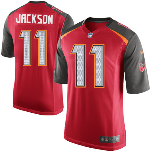 Men's Nike Tampa Bay Buccaneers #11 DeSean Jackson Game Red Team Color NFL Jersey