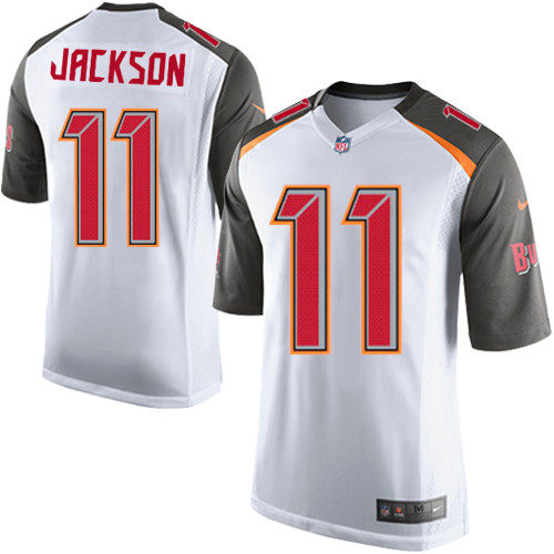 Men's Nike Tampa Bay Buccaneers #11 DeSean Jackson Game White NFL Jersey