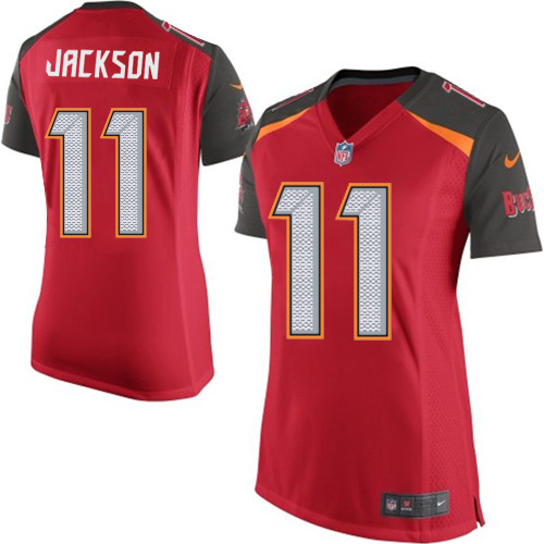 Women's Nike Tampa Bay Buccaneers #11 DeSean Jackson Game Red Team Color NFL Jersey