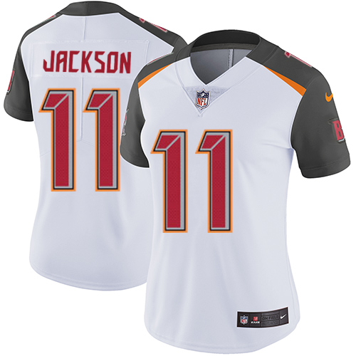 Women's Nike Tampa Bay Buccaneers #11 DeSean Jackson White Vapor Untouchable Limited Player NFL Jersey
