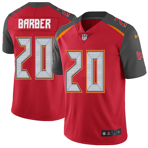 Youth Nike Tampa Bay Buccaneers #20 Ronde Barber Red Team Color Vapor Untouchable Elite Player NFL Jersey