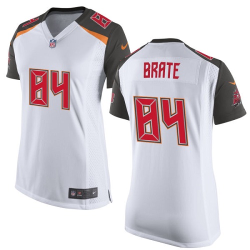 Women's Nike Tampa Bay Buccaneers #84 Cameron Brate Game White NFL Jersey