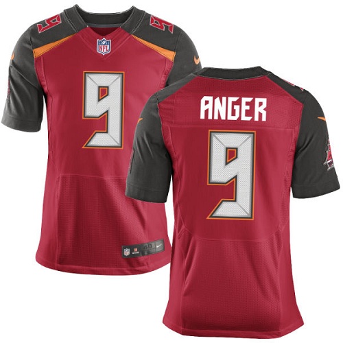 Men's Nike Tampa Bay Buccaneers #9 Bryan Anger Elite Red Team Color NFL Jersey