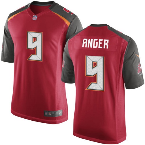 Men's Nike Tampa Bay Buccaneers #9 Bryan Anger Game Red Team Color NFL Jersey