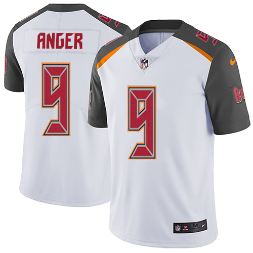 Men's Nike Tampa Bay Buccaneers #9 Bryan Anger White Vapor Untouchable Limited Player NFL Jersey