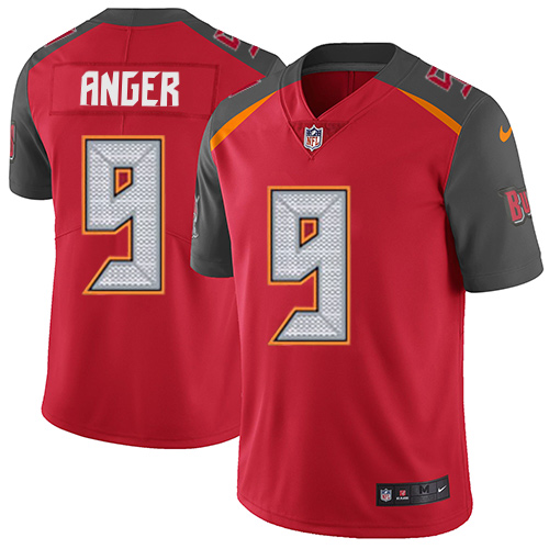 Youth Nike Tampa Bay Buccaneers #9 Bryan Anger Red Team Color Vapor Untouchable Elite Player NFL Jersey