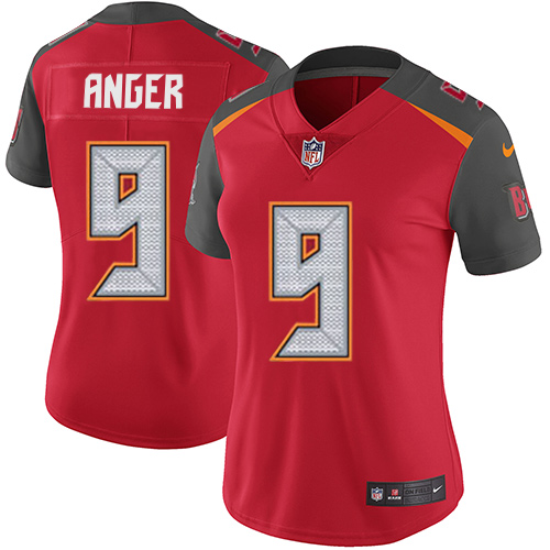 Women's Nike Tampa Bay Buccaneers #9 Bryan Anger Red Team Color Vapor Untouchable Limited Player NFL Jersey