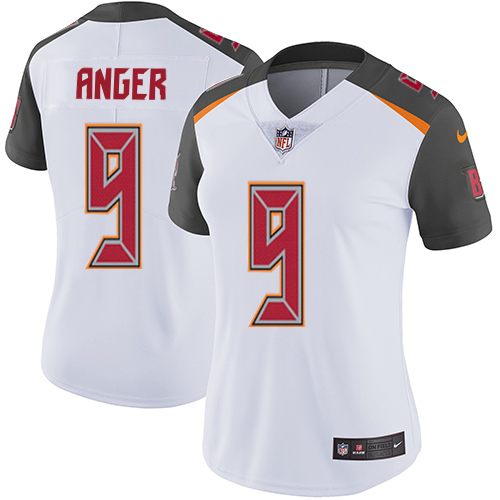 Women's Nike Tampa Bay Buccaneers #9 Bryan Anger White Vapor Untouchable Limited Player NFL Jersey