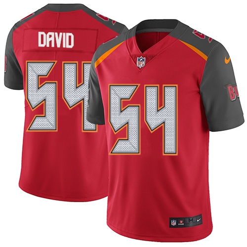 Youth Nike Tampa Bay Buccaneers #54 Lavonte David Red Team Color Vapor Untouchable Elite Player NFL Jersey