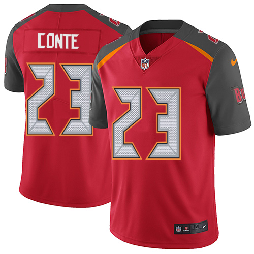 Youth Nike Tampa Bay Buccaneers #23 Chris Conte Red Team Color Vapor Untouchable Elite Player NFL Jersey