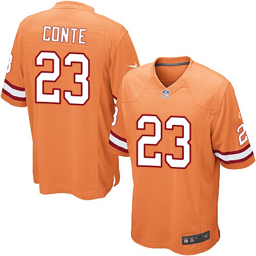 Youth Nike Tampa Bay Buccaneers #23 Chris Conte Limited Orange Glaze Alternate NFL Jersey