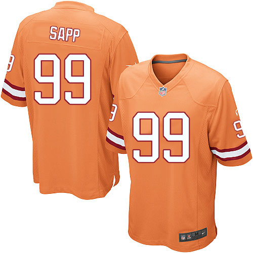 Youth Nike Tampa Bay Buccaneers #99 Warren Sapp Elite Orange Glaze Alternate NFL Jersey