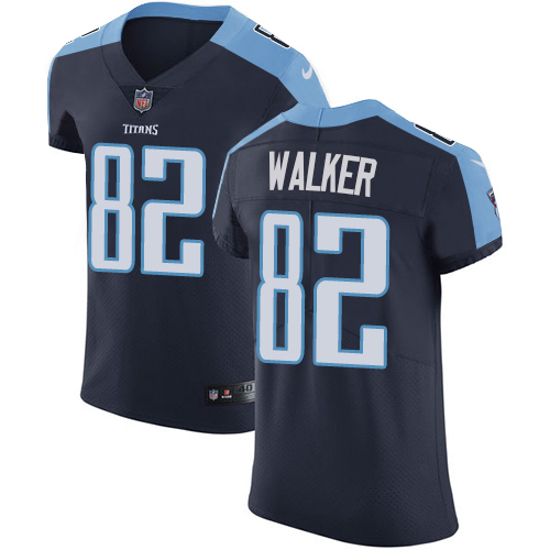 Men's Nike Tennessee Titans #82 Delanie Walker Navy Blue Alternate Vapor Untouchable Elite Player NFL Jersey