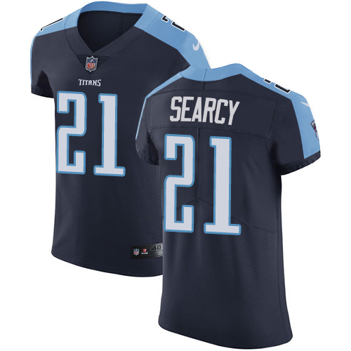 Men's Nike Tennessee Titans #21 Da'Norris Searcy Navy Blue Alternate Vapor Untouchable Elite Player NFL Jersey