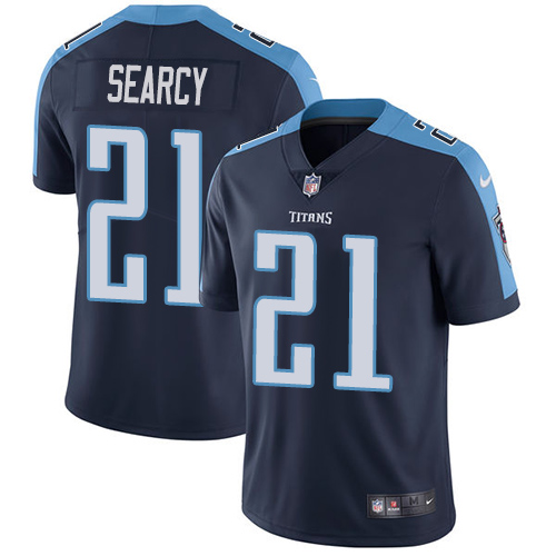 Youth Nike Tennessee Titans #21 Da'Norris Searcy Navy Blue Alternate Vapor Untouchable Elite Player NFL Jersey