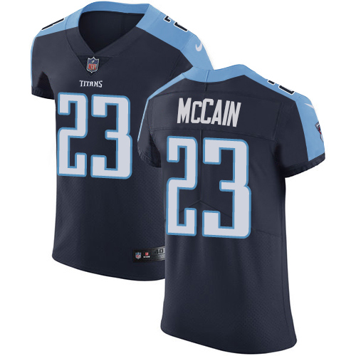 Men's Nike Tennessee Titans #23 Brice McCain Navy Blue Alternate Vapor Untouchable Elite Player NFL Jersey