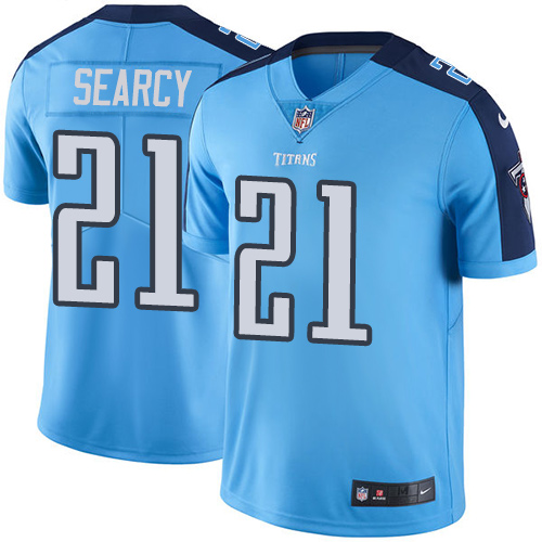 Youth Nike Tennessee Titans #21 Da'Norris Searcy Limited Light Blue Rush Vapor Untouchable NFL Jersey